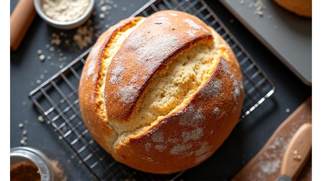 User photo of a beautiful homemade sourdough bread