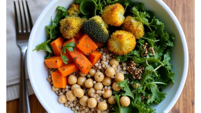 User photo of a healthy and colorful buddha bowl
